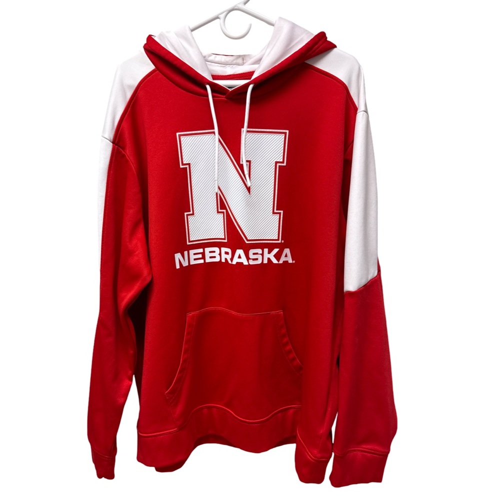 Nebraska University Sweatshirt Hoodie Men’s XXL Red